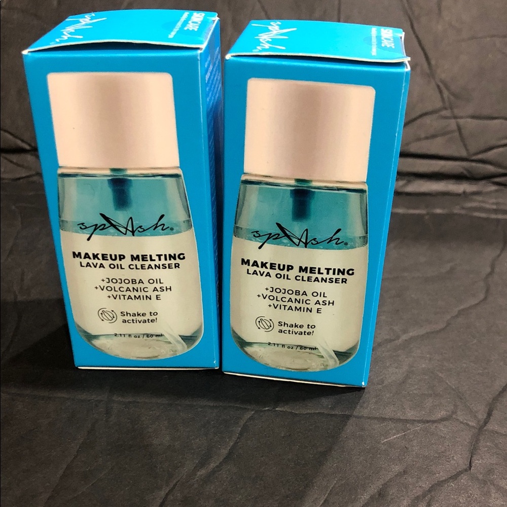 2pack jojoba oil vitamin E infused makeup melting lava oil cleanser brand new